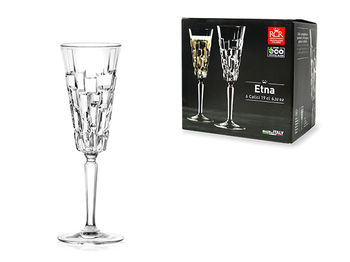 Set pocale pentru sampanie Etna 6buc, 190ml 