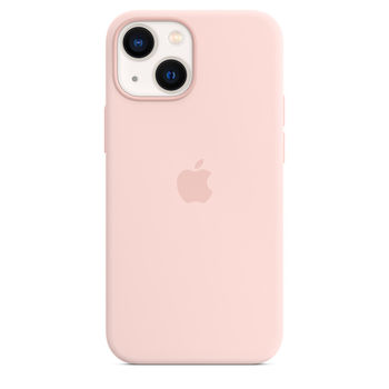 Original iPhone 13 mini Silicone Case with MagSafe - Chalk Pink Model A2705 