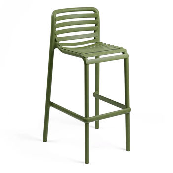 Scaun de bar Nardi DOGA STOOL AGAVE 40348.16.000 (Scaun de bar pentru gradina exterior terasa)