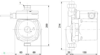 Pompă de circulație Grundfos UPA 15-120 