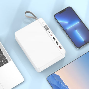 PowerBank 75 000mAh Hoco J94 Overlord 22.5W fully compatible PD20W/QC/LCD White 