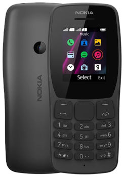 Nokia 110 (2019) Duos, Black 