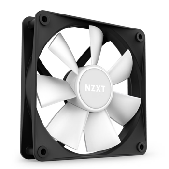 PC Case Fan NZXT F120 RGB Core, 120x120x26mm, 8 LEDs,33.8dB, 78.86CFM, 500-1800RPM, FDB, 4 Pin,Black 