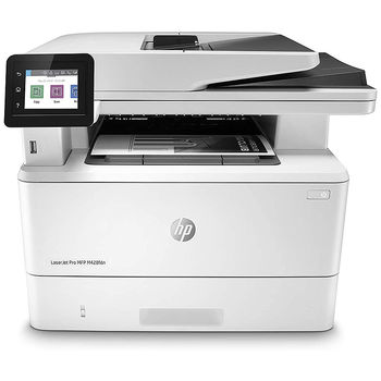 HP LaserJet Pro MFP M428fdn White Print/Copy/Scan/Fax 40ppm, 512MB, Duplex, 50 sheets DADF, 1200dpi,  up to 80000 pag., 2.7" touch display,  Hi-Speed USB 2.0, Host USB, Gigabit Ethernet, HP PCL 5,6; Postcript 3, direct PDF, ePrint, AirPrint, White