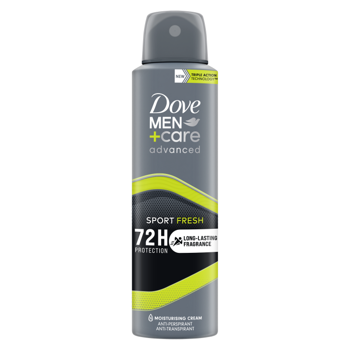 Antiperspirant spray Dove Deo Men +Care Advanced Sport Fresh 150 ml. 