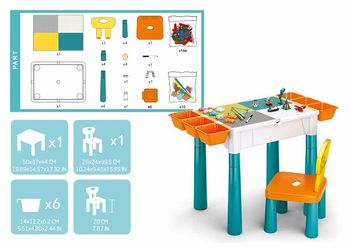 cumpără Sluban Măsuţă pentru joacă cu constructor 9 in 1 în Chișinău 
