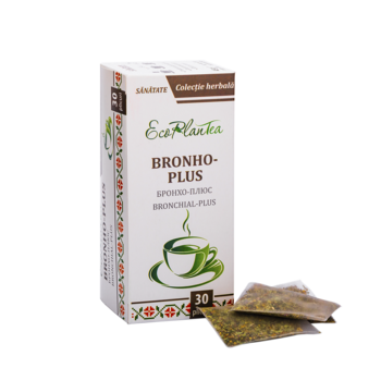 Ceai de plante Doctor Farm Bronho-Plus, 30 pliculețe 