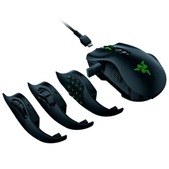 Игровая мышь беcпроводная RAZER Naga Pro, Чёрный 