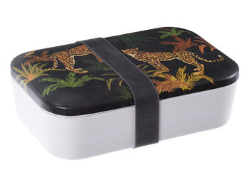 Lunch-box EH 19X13X5.5cm "Leopard", bambus 