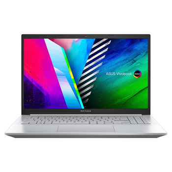 Laptop 15.6 ASUS VivoBook Pro 15 OLED M3500QA Cool Silver, AMD Ryzen 5 5600H 3.3-4.2Ghz/8GB/SSD 256GB/AMD Radeon Graphics/WiFi 6 802.11ax/BT5.0/USB Type C/HDMI/HD WebCam/Illuminated Keyb./15.6" FHD OLED NanoEdge (1920x1080)/No OS M3500QA-L1067 BFR