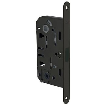 Замок WC AGB Polaris 2XT + oтветная планка EASY-MATIC XT матовый черный 