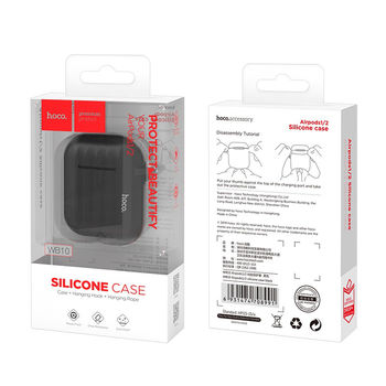Чехол Hoco WB10 for Airpods 1 / 2 [Black] 