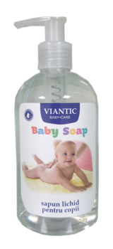 Săpun lichid antibacterian Viantic Kids cu pompă, 350ml 