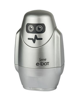 Ластик с точилкой 2в1 "E-Bot - Metallic" Serve 