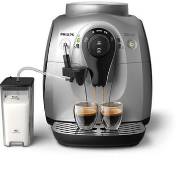 cumpără Espressor automat Philips HD8652/59, 1l, 1400W, Carafa cu sistem spumare automata a laptelui, Rasnite 100% ceramice, 15 bar, Argintiu în Chișinău 