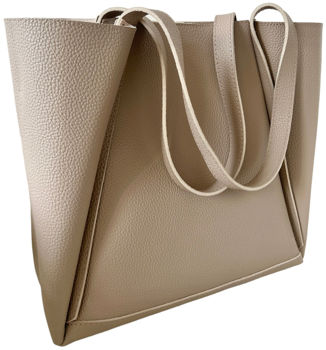 Geanta shoper Big City Texture Beige 