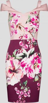 Платье ORSAY Розовый в цветочек 