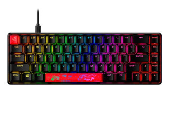 Gaming Keyboard HyperX Alloy Origins 65, Mechanical, TLK, Aluminum body, Red SW, RGB, PBT keys, USB 