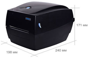 Принтер этикеток HT100 (108mm, USB, RS232, Lan) 