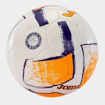 Футбольный Мяч Joma - DALI II BALL WHITE FLUOR ORANGE PURPLE T4 