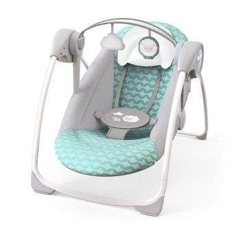 Bright Starts музыкально электронные качели Ingenuity Swingity Swing, Goji 