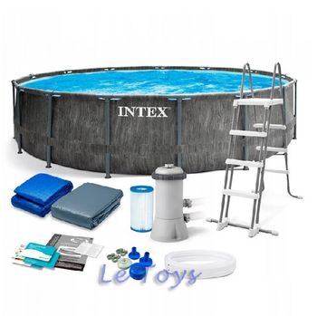 cumpără Intex Piscină cu cadru metalic premium, 457×122 cm în Chișinău 