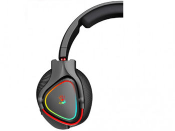 Wireless Gaming Headset Bloody MR710, 50mm driver, 16Ohm, 105db, RGB, BT/3.5mm/2.4 Ghz, Black 