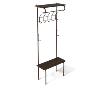 купить Вешалка гардеробная корич.муар/венге В1-86 в Кишинёве 