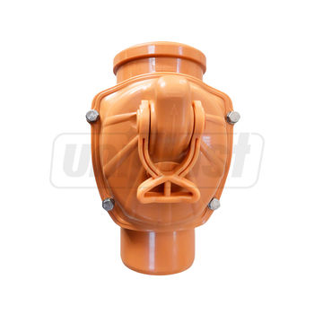 купить Обратный клапан D.160 ПВХ (заслонка из нержавеющей стали) ZB160  KARMAT в Кишинёве 