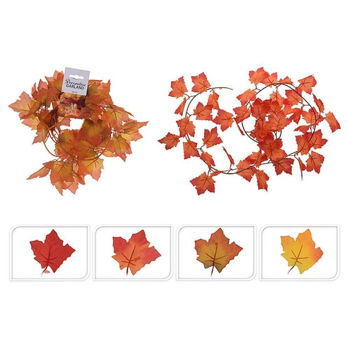 Plantă artificială H&S 52546 Ramura decorativa Frunze de toamna 180cm