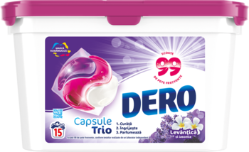 cumpără Dero  capsule Trio Levănțică și Iasomie, 15 cps. în Chișinău 