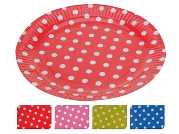 Set farfuri bulinei 10buc, 23cm, hartie 