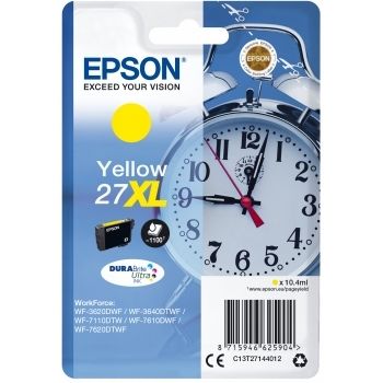 Ink Cartridge Epson C13T27144012 XL, T2714, Yellow 