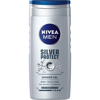 Гель для душа Nivea Men Silver 500мл 