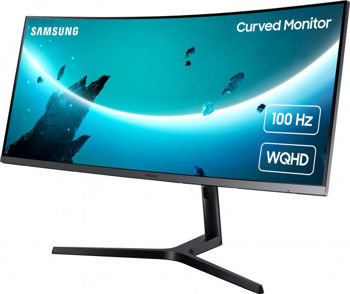 купить 34" SAMSUNG C34H890WG, Gray, VA-Curved, 3440x1440,100Hz,FreeSync,4ms,MegaDCR,300cd,HDMI+DP+TypeC+USB в Кишинёве 