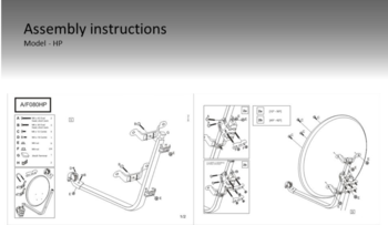 cumpără ANTENNA SATELLIT HP-80 (culoare: ALB) în Chișinău 