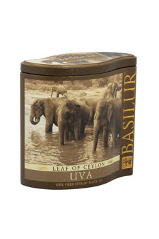 купить Черный чай Basilur Leaf of Ceylon UVA, металлическая коробка, 100 г в Кишинёве 
