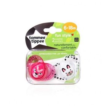 cumpără Tommee Tippee Suzetă ortodontică din silicon Fun, 6-18 luni, 2 buc. în Chișinău 