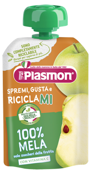 Пюре PLASMON яблоко (6 мес), 100 г 