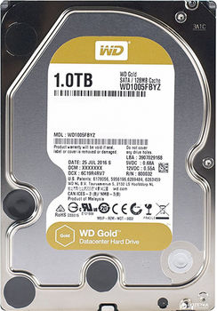 купить 3.5" HDD 1.0TB  Western Digital WD1005FBYZ Enterprise Class® Gold™, 512N model, 7200rpm, 128MB, SATAIII в Кишинёве 