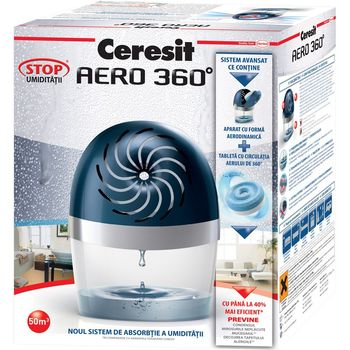 cumpără Aparat Absorbant Umiditate AERO 360° (albastru) 20 m²  CERESIT în Chișinău 