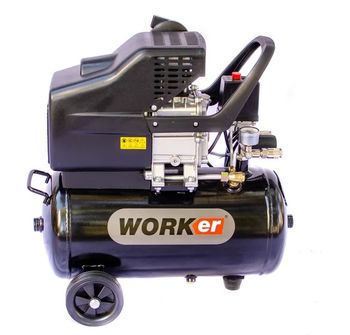 Компрессор TechnoWorker 24L 1.5kW/2CP 