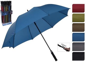 Зонт-трость автомат D150cm одноцветный, 6цветов 