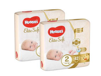 купить Набор Huggies Elite Soft Mega 2 (4-6 кг), 82 шт в Кишинёве 