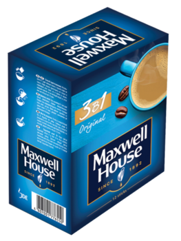 Cafea Jacobs Maxwell House 3 in 1  (12 plicuri) 