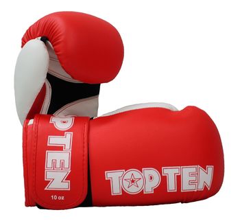 Mănuși de box TOP TEN - „XLP“ Roșu 12OZ 
