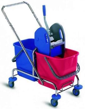 Linea Cromed Trolley - Cărucior dublu 2x15 L 