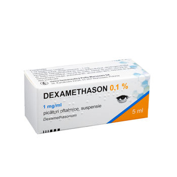 cumpără Dexamethason 0.1% 5ml pic.oft. în Chișinău 