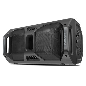 Partybox SVEN "PS-600" 50w, Black, Bluetooth, microSD, FM, AUX, USB, LED, power:8000mA, USB, DC5V 