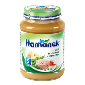 купить Hamanek пюре тунец с овощами и картошкой 5+ мес., 190 г в Кишинёве 